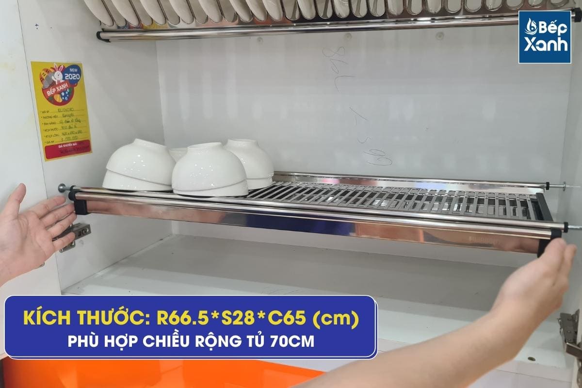 Kích thước kệ chén EU01070