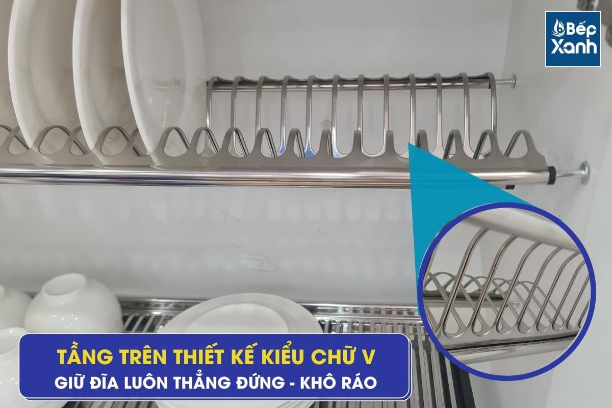 Tầng trên thiết kế kiểu chữ V