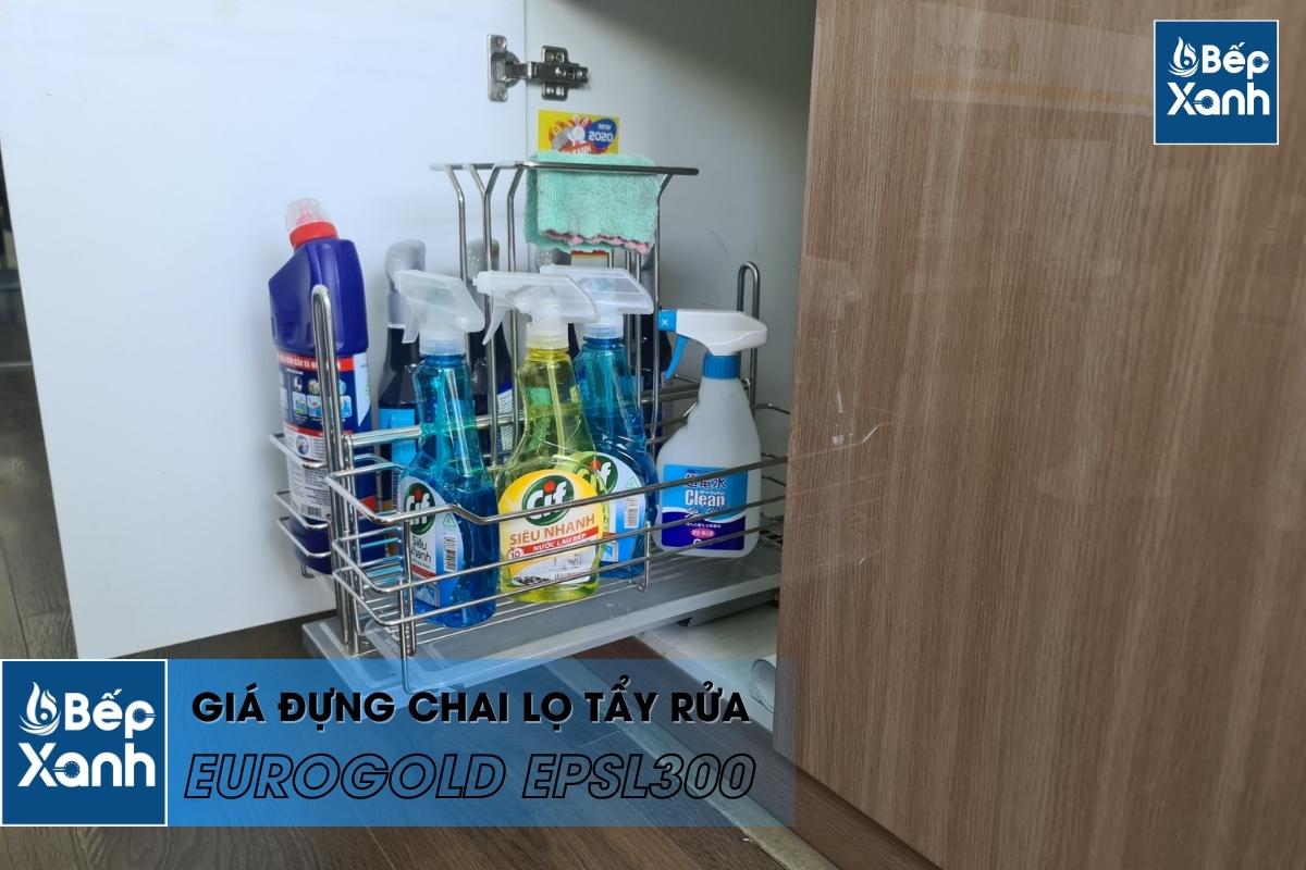 Giá chai lọ Eurogold EPSL300 chất liệu inox mờ 304