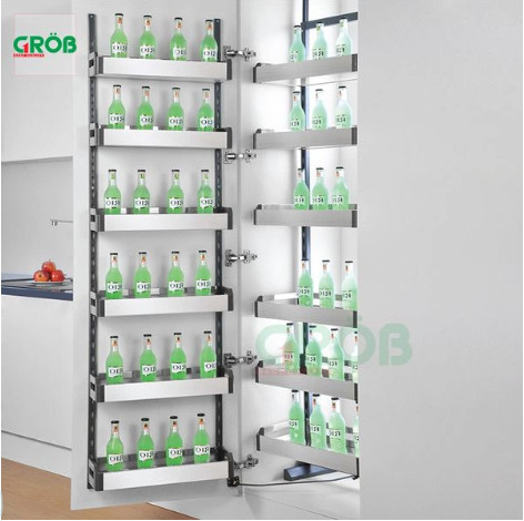 Tủ đồ khô 4 tầng inox hộp tủ 600 Grob GH - 460