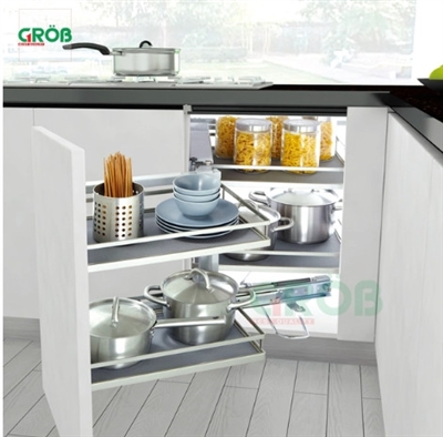 Giá góc liên hoàn nan dẹt inox 304 trái Grob PM304-290L