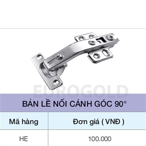 Bản lề nối cánh góc 90° Eurogold HE